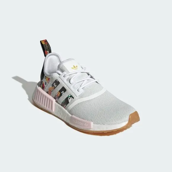 [NEW] Women's adidas NMD_R1 Shoes White GW0563
