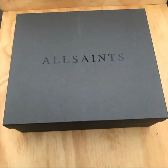 New All Saints Beth Suede Combat Boots Women’s Size 10