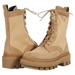 New All Saints Beth Suede Combat Boots Women’s Size 10