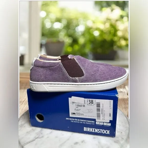NEW Birkenstock Barrie Slip-on Sneaker Shoes Size 38