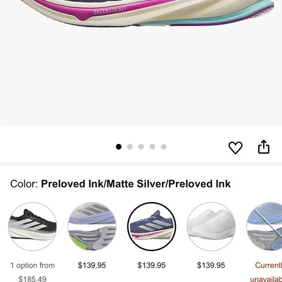 NIB adidas Women's Supernova Rise 2 Running Shoes Sneakers - Size W11/M9.5