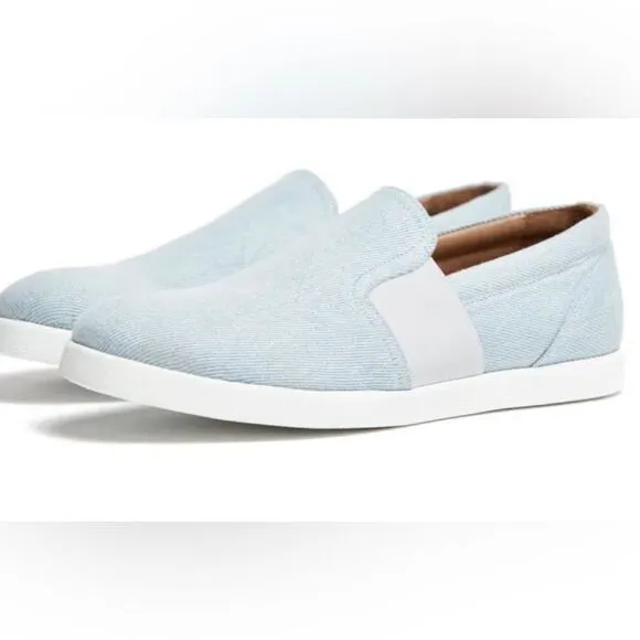 NIB - ATM Anthony Thomas Melilla Women’s Pale Blue Slip On Shoes - 39 = 8.5/9