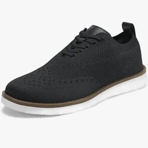 🩵NIB Black Mesh Knit Casual Dress Oxford Shoes Men's 11 Wide