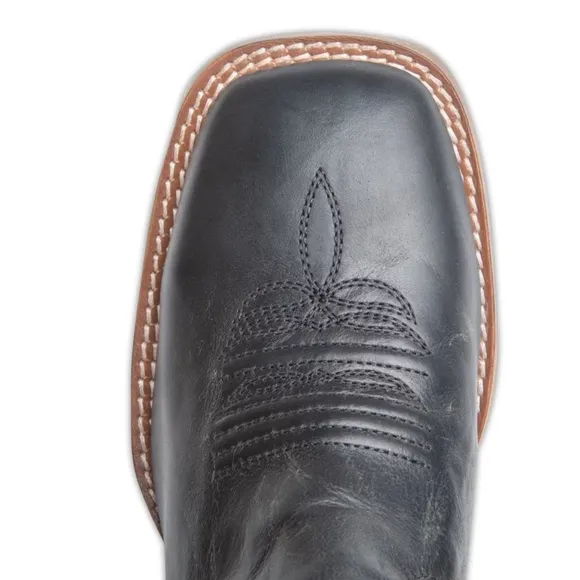 NIB Buck &amp; Brana Women’s Fedra Authentic Leather Cowgirl Boots Size 8 Black