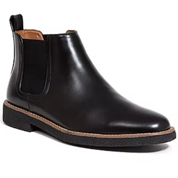 NIB Deer Stags Mens Rockland Block Heel Chelsea Boots Sz 10.5