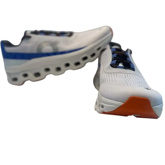 NIB ON RUNNING CLOUDMONSTER Men's Size 11.5 Running Shoes White and Blue