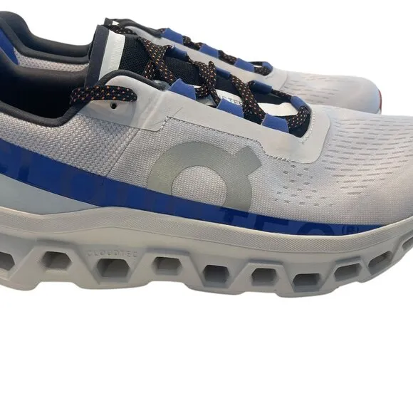 NIB ON RUNNING CLOUDMONSTER Men's Size 11.5 Running Shoes White and Blue