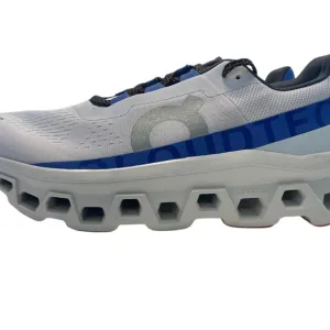 NIB ON RUNNING CLOUDMONSTER Men's Size 11.5 Running Shoes White and Blue