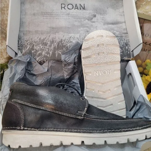 NIB ROAN by BEDSTU Tobias Fullgrain oiled, waxed handfinished suede leat…
