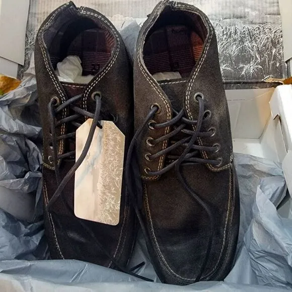 NIB ROAN by BEDSTU Tobias Fullgrain oiled, waxed handfinished suede leat…
