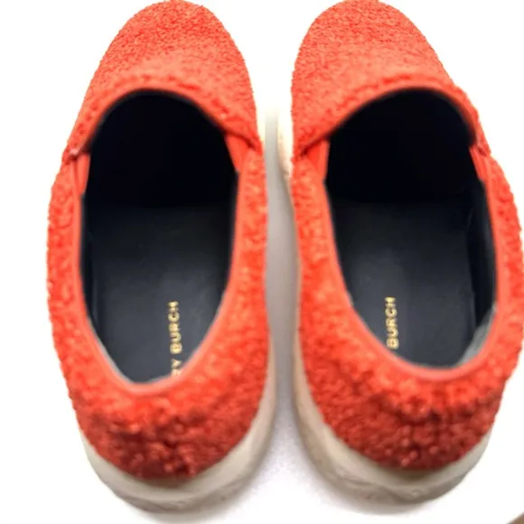 NIB with dust bag Tory Burch LadyBug Slip On Sneaker Raffia 7.5