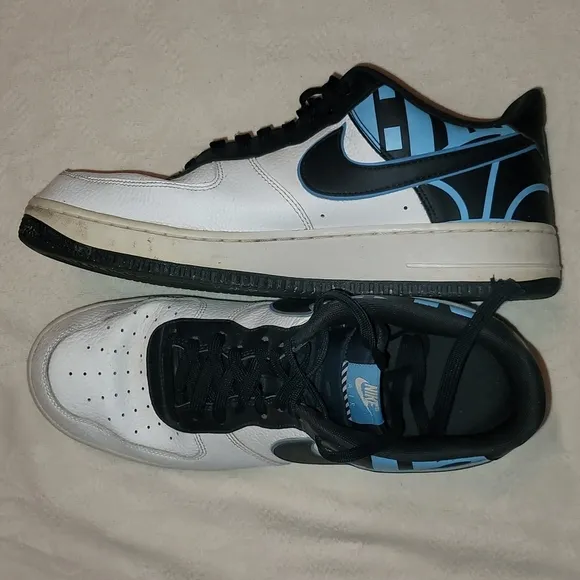 Nike Air Force 1 Low 07 LV8 White Dark Obsidian 823511-105 sz 13