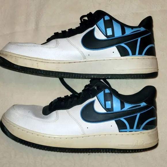 Nike Air Force 1 Low 07 LV8 White Dark Obsidian 823511-105 sz 13
