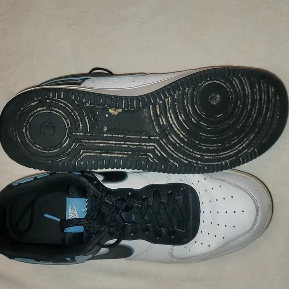Nike Air Force 1 Low 07 LV8 White Dark Obsidian 823511-105 sz 13