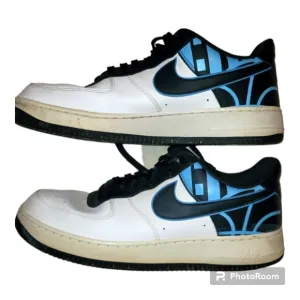 Nike Air Force 1 Low 07 LV8 White Dark Obsidian 823511-105 sz 13