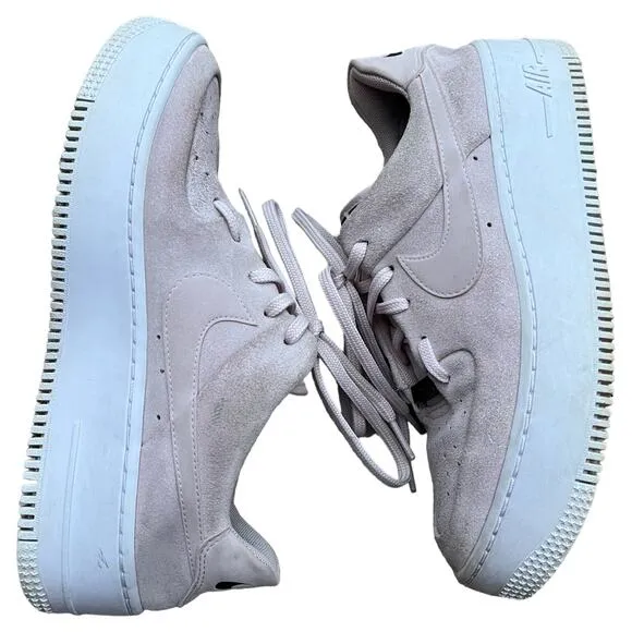 Nike Air Force 1 Sage Low Barely Rose Sneaker Shoes Sz 8