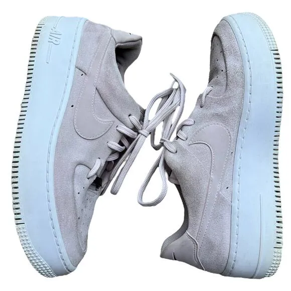 Nike Air Force 1 Sage Low Barely Rose Sneaker Shoes Sz 8