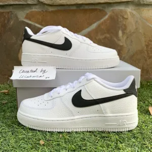 Nike Air Force 1 white black classic shoes