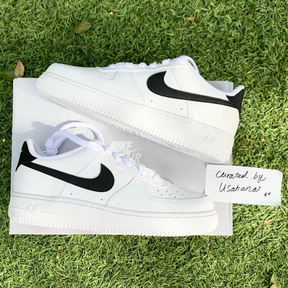 Nike Air Force 1 white black classic shoes