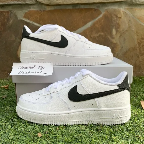 Nike Air Force 1 white black classic shoes
