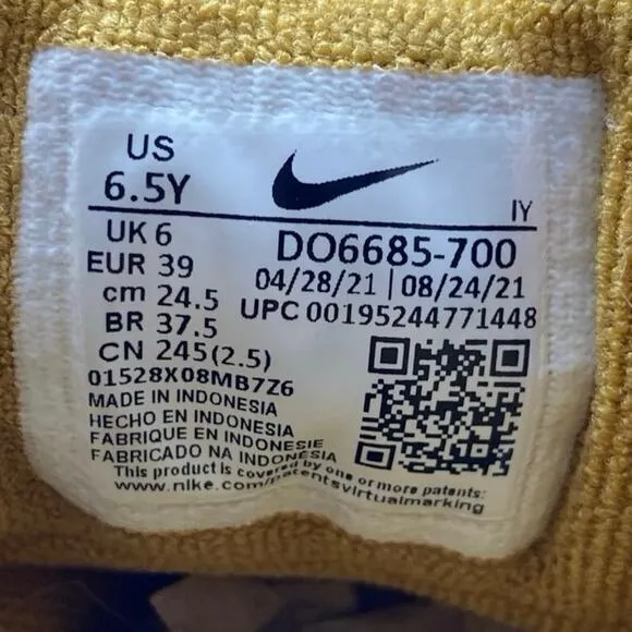 NIKE AIR Griffey Max 1 Wheat Big Kids Shoes Size 6.5Y