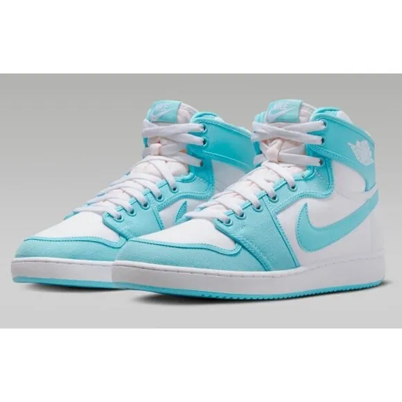 Nike Air Jordan 1 Mid Retro AJKO Sneakers Shoes AQUA DO5047-411 Men's Size 12.5