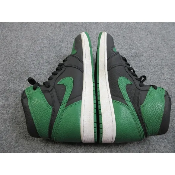Nike Air Jordan 1 Retro Shoes Mens 8.5 High Pine Green 2.0 Sneakers 555088-030
