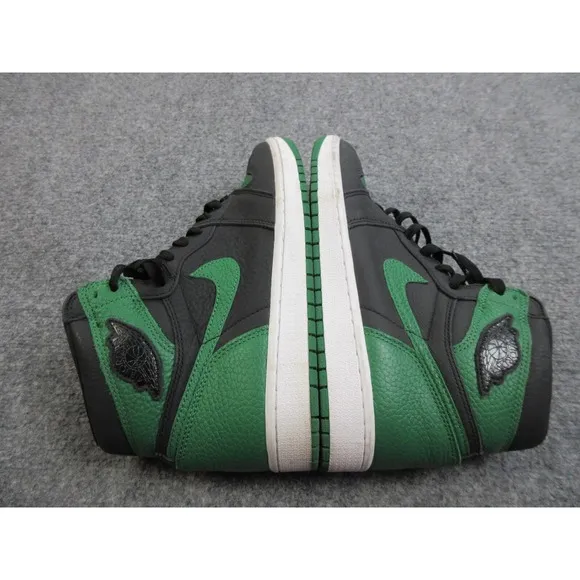 Nike Air Jordan 1 Retro Shoes Mens 8.5 High Pine Green 2.0 Sneakers 555088-030
