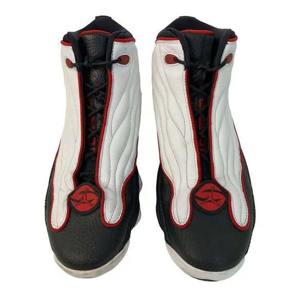 Nike Air Jordan 10.5 US Men’s Basketball Shoes Black/White/Red 7311 Used