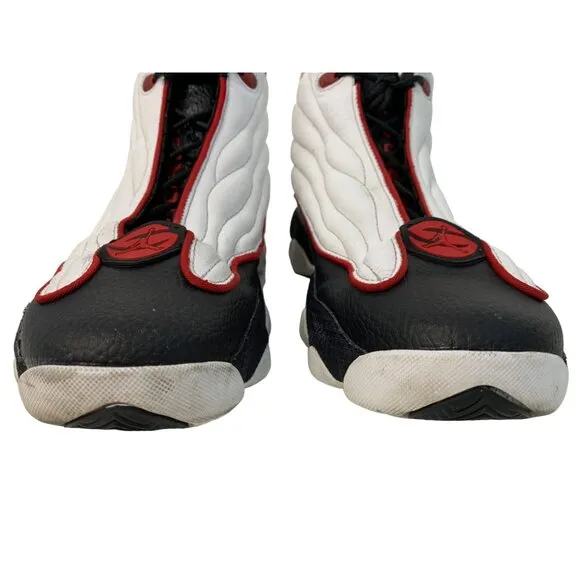 Nike Air Jordan 10.5 US Men’s Basketball Shoes Black/White/Red 7311 Used
