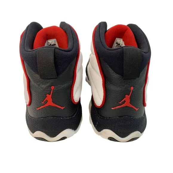 Nike Air Jordan 10.5 US Men’s Basketball Shoes Black/White/Red 7311 Used