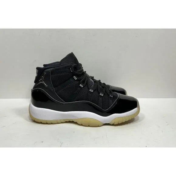 Nike Air Jordan 11 GS Jubilee 25th Anniversary Size 6.5Y Black 378038-011 Shoes