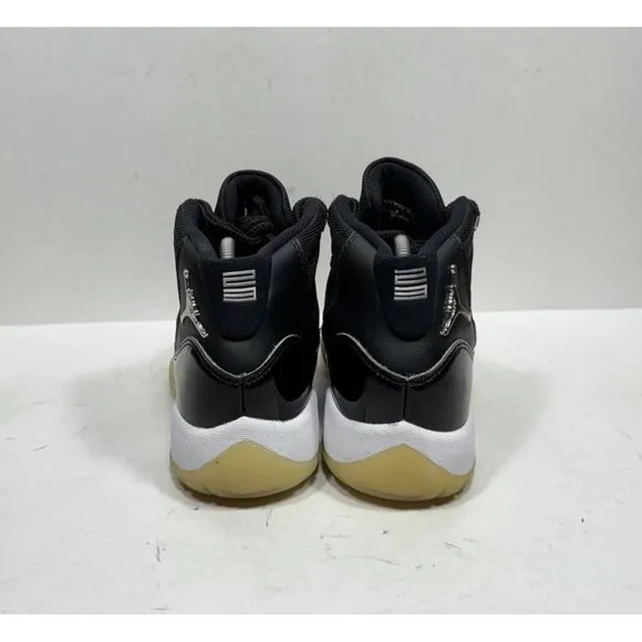 Nike Air Jordan 11 GS Jubilee 25th Anniversary Size 6.5Y Black 378038-011 Shoes