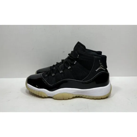 Nike Air Jordan 11 GS Jubilee 25th Anniversary Size 6.5Y Black 378038-011 Shoes