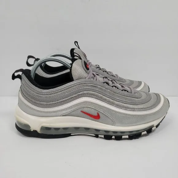 Nike Air Max 97 OG QS 2017 Silver Bullet Women's Shoes 884421-001 US Size 10.5