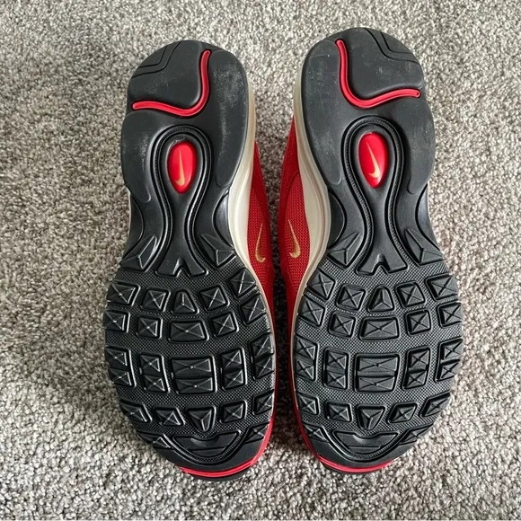 Nike Air Max 97 Size 7.5 QS Olympic Rings Red CI3708-600 Suede 100% Authentic