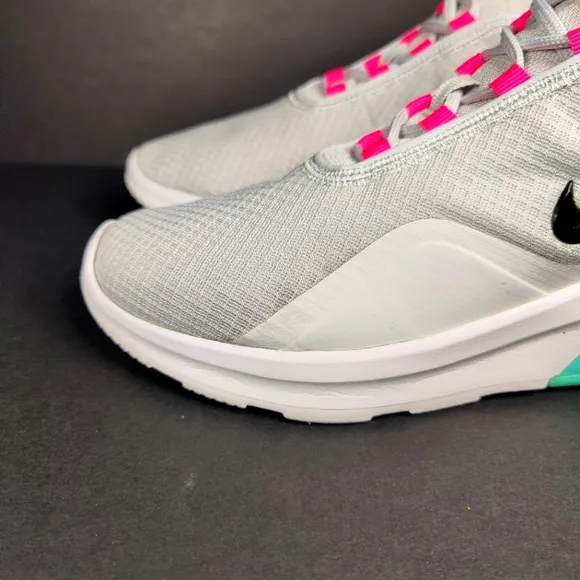 Nike Air Max Motion 2 Women's Gray Teal Casual Sneakers Mesh Shoes Size 10