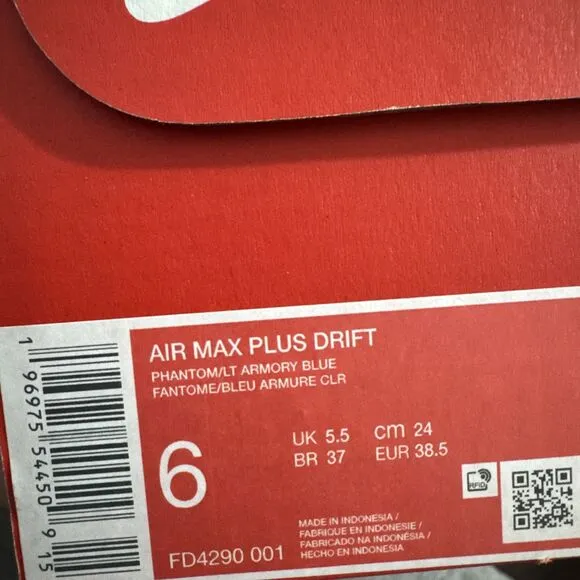 Nike Air Max Plus Drift Phantom Cacao NWOB. Men Size 6 women sz 8 FD4290-001