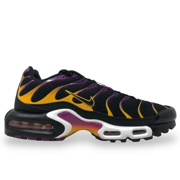 Nike Air Max Plus University Gold/Viotech Purple Mens Running Shoes DX2663 001