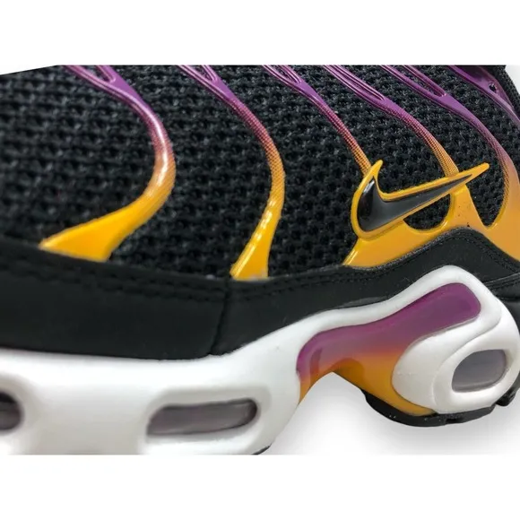 Nike Air Max Plus University Gold/Viotech Purple Mens Running Shoes DX2663 001