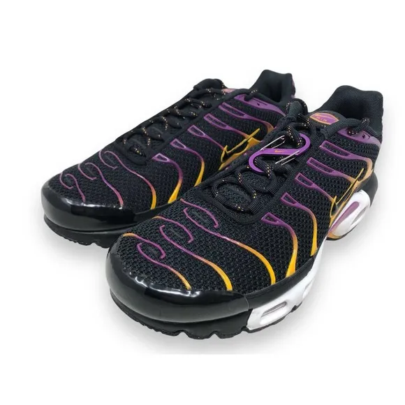 Nike Air Max Plus University Gold/Viotech Purple Mens Running Shoes DX2663 001