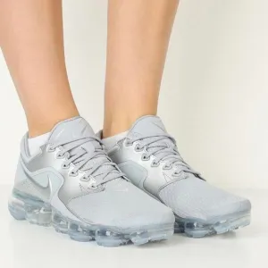 Nike Air VaporMax Wolf Grey Metallic Silver sneakers shoes size 8.5