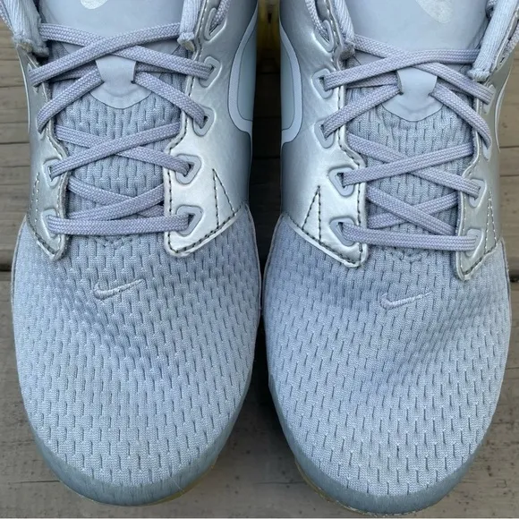 Nike Air VaporMax Wolf Grey Metallic Silver sneakers shoes size 8.5