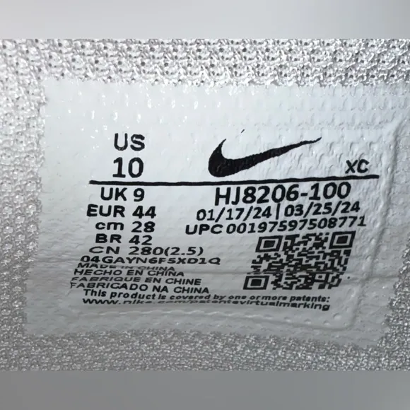 Nike Air Zoom GT Cut 3 FP Blueprint Pack Basketball Shoes Men’s Size 10