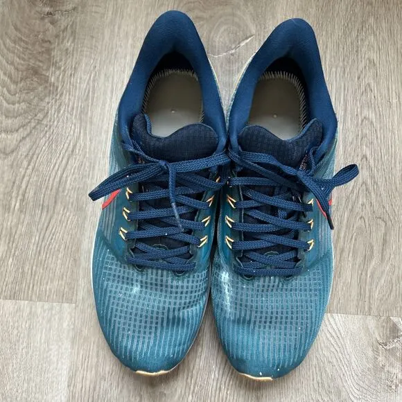 Nike Air Zoom Pegasus 39 Mens 10 Bright Spruce Running Shoes DH4071-302 READ