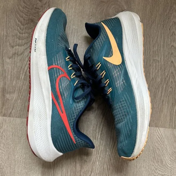 Nike Air Zoom Pegasus 39 Mens 10 Bright Spruce Running Shoes DH4071-302 READ