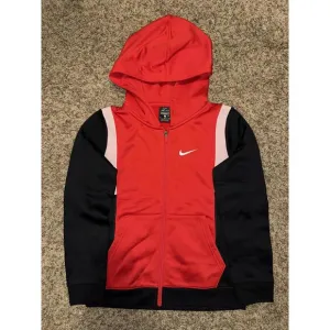 Nike Big Kids (Boy’s) Elite Victory Thermal Full Zip Red Hooded Jacket