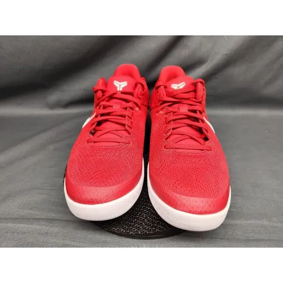 Nike Boys Kobe VIII (GS) Sneakers Mesh University Red White Size 4 NEW IN BOX!