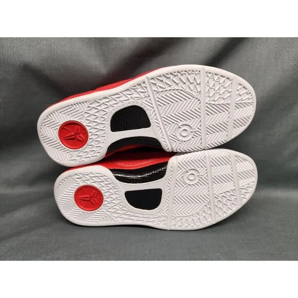 Nike Boys Kobe VIII (GS) Sneakers Mesh University Red White Size 4 NEW IN BOX!