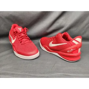 Nike Boys Kobe VIII (GS) Sneakers Mesh University Red White Size 4 NEW IN BOX!